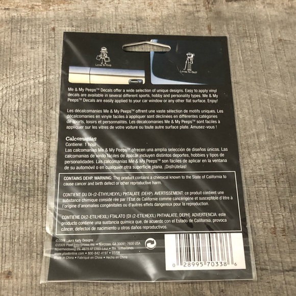 Plaid stick figure Camping & Party decals - Picture 7 of 7